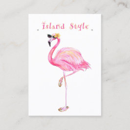 Flamingo Island Stil Visitkort