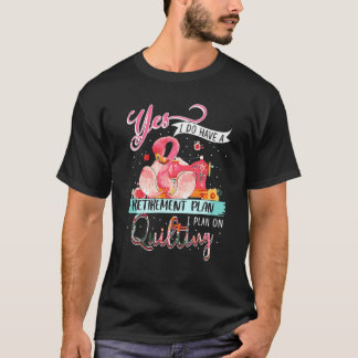 Flamingo Ja, jag har en Pension-plan jag planerar T Shirt