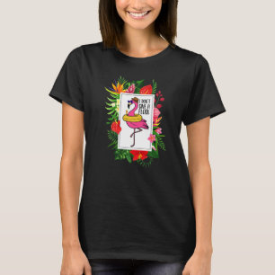 Flamingo jag bryr mig inte om Flock Tropisk T Shirt