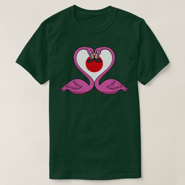 Flamingo Japan T Shirt (Design framsida)