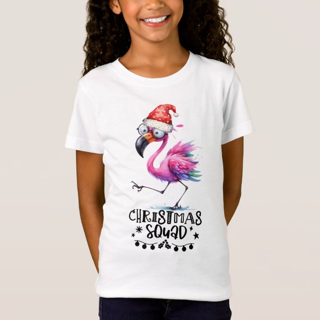 Flamingo jul från Florida-jul T Shirt (Framsida)