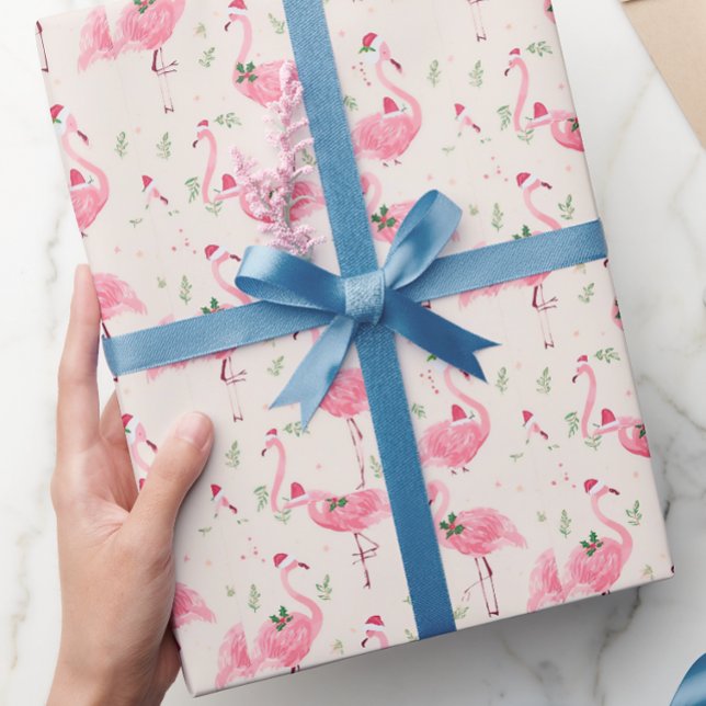 Flamingo jul  presentpapper (Skapare uppladdad)