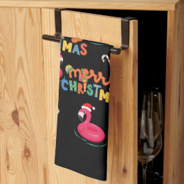 Flamingo jul Thmet Kökshandduk