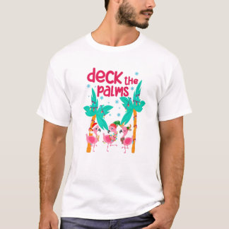 Flamingo Julbeach Hawaii Tropical Deck The T Shirt
