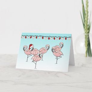 Flamingo-Julfest Helgkort