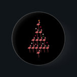 flamingo julgran för christmas älskare knapp<br><div class="desc">flamingo julgran för christmas älskare</div>