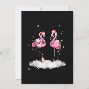 Flamingo Julgran Santa Hat Light Spara Datumet