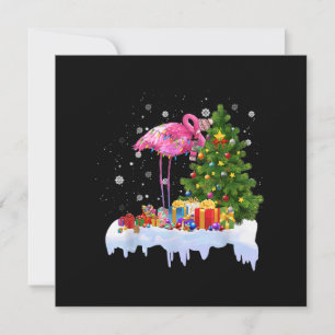 Flamingo julgransljus inbjudningar