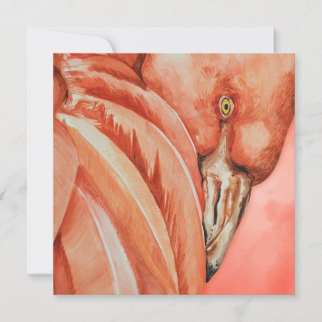 Flamingo Julkort (Framsida)