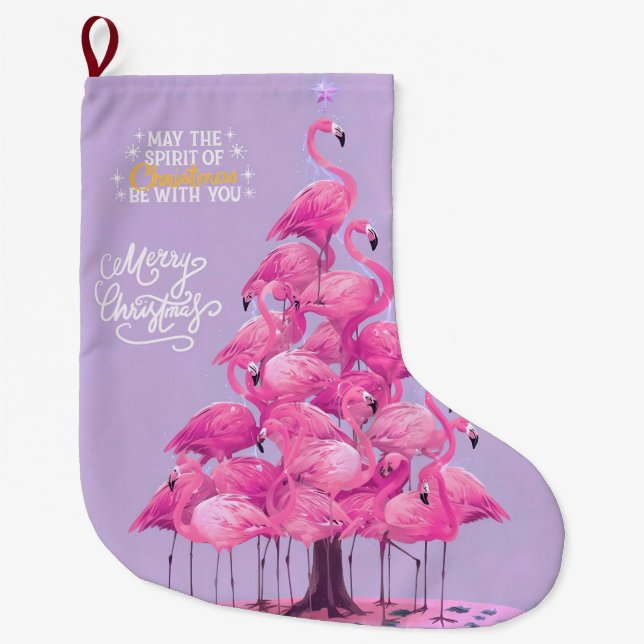 Flamingo julstrumpor (Framsidan)