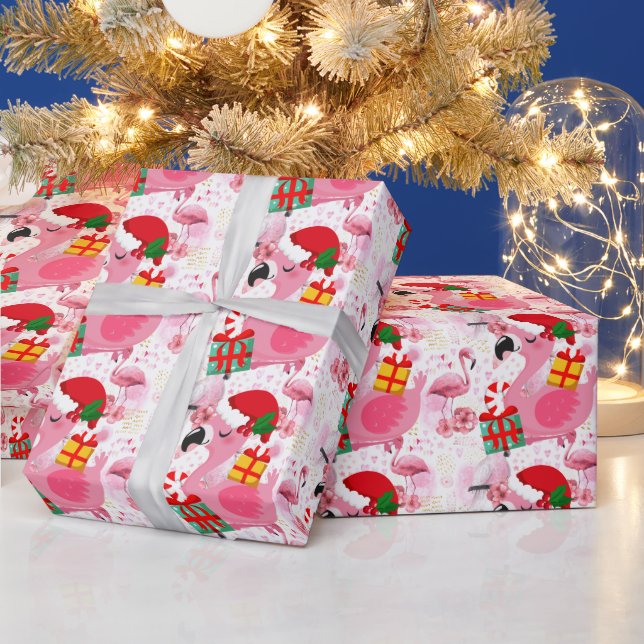 Flamingo Jultemat Presentpapper (Helgdagar)