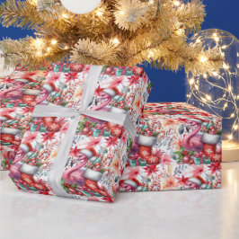 Flamingo Jultemat Presentpapper