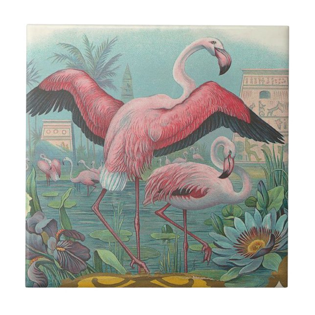 Flamingo Kakelplatta (Framsidan)