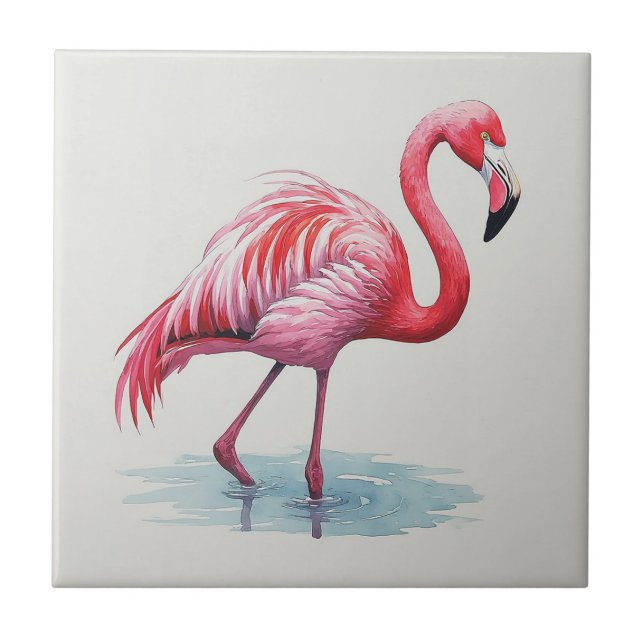 Flamingo Kakelplatta (Framsidan)