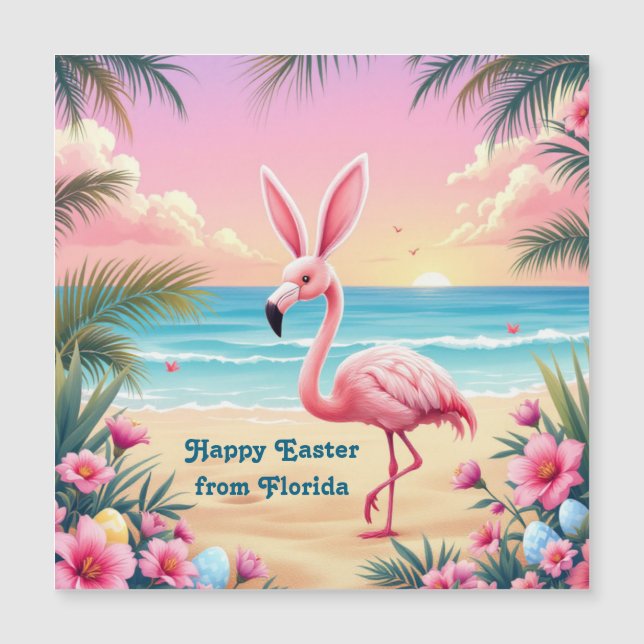 Flamingo kaninöron Holi (Framsida)