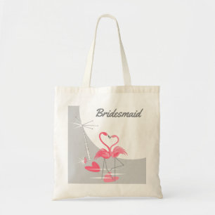 Flamingo Kärlek Large Måne Bridesmaid budget till Tygkasse