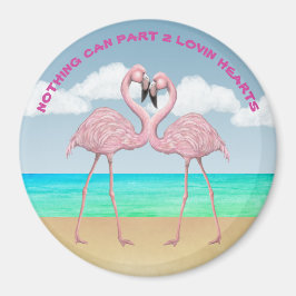 Flamingo Kärlek Magnet