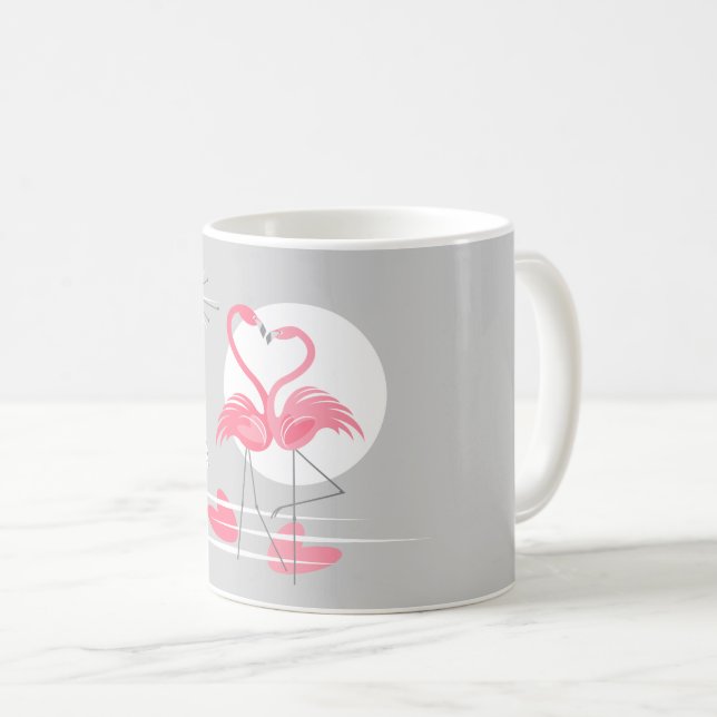 Flamingo Kärlek mugg (Framsida höger)