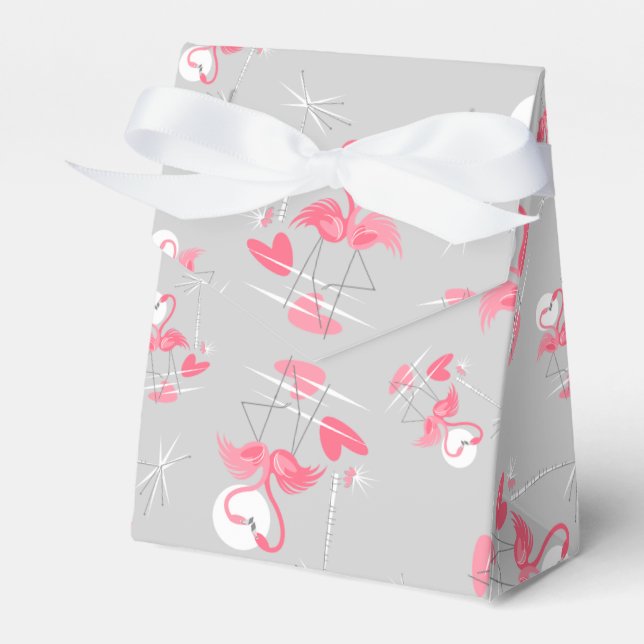 Flamingo Kärlek Multi-favbox Presentaskar (Framsidan Sidan)