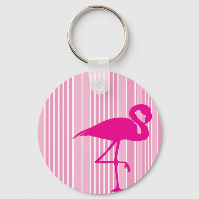 Flamingo Kärlek Nyckelring (Framsida)