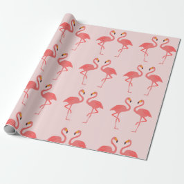 Flamingo Kärlek Presentpapper