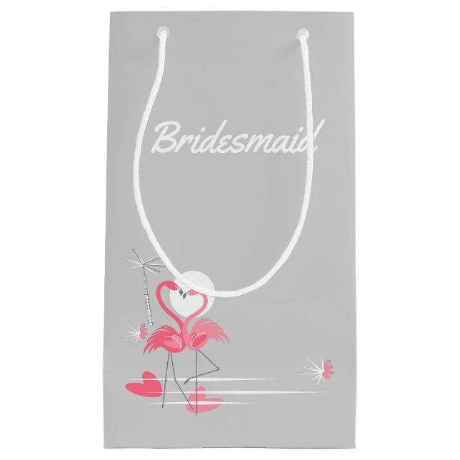 Flamingo Kärlek Side Bridesmaid small (Framsidan)
