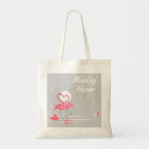Flamingo Kärlek Side Maid of honor budget totalt Tygkasse