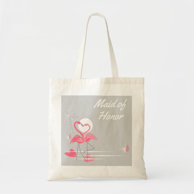 Flamingo Kärlek Side Maid of honor budget totalt Tygkasse (Framsidan)