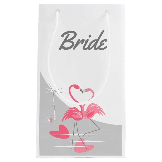 Flamingo Kärlek Stor Mån Brud liten (Framsidan)