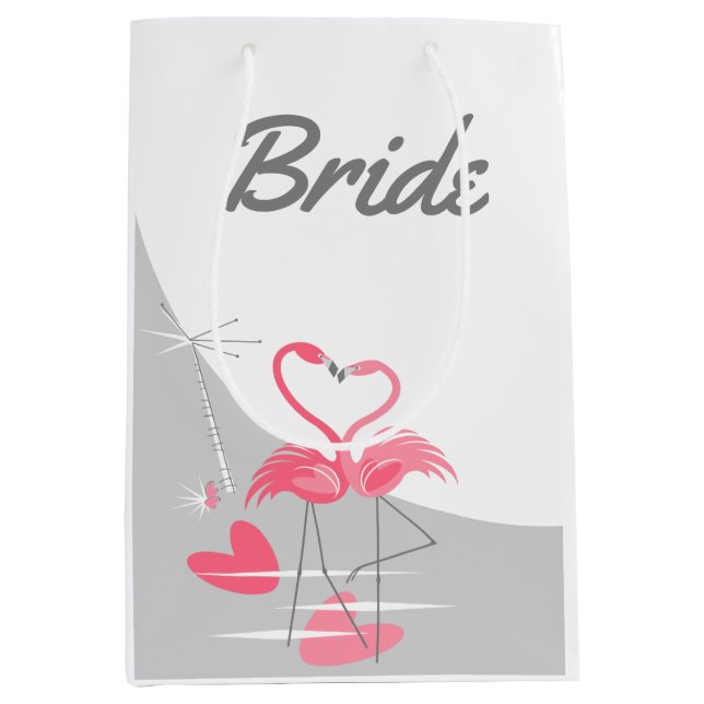 Flamingo Kärlek Stor Mån Brud medium (Framsidan)