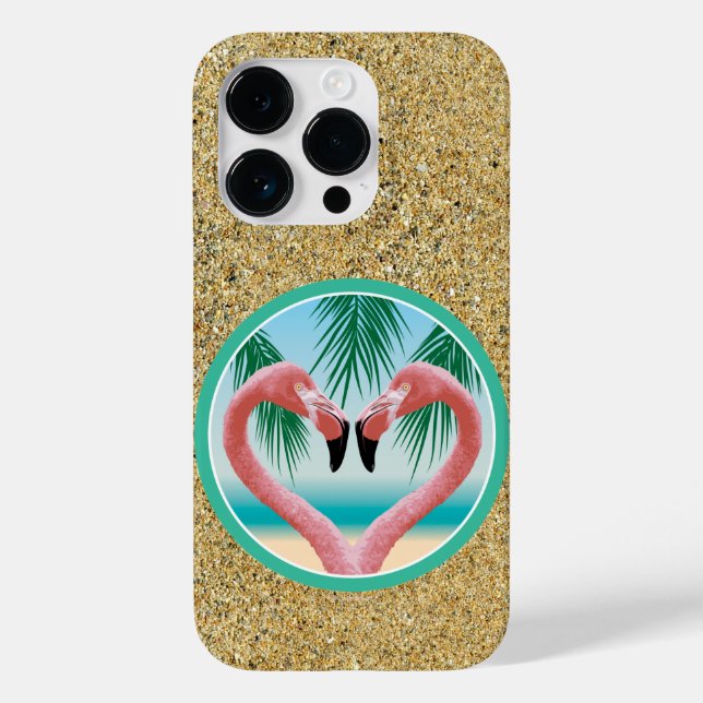 Flamingo Kärlek (Tropical Valentine) Fodral-Mate i (Baksida)