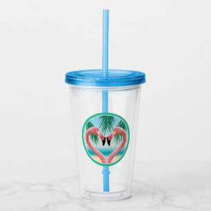 Flamingo Kärlek (Tropical Valentine) Take Away Mugg
