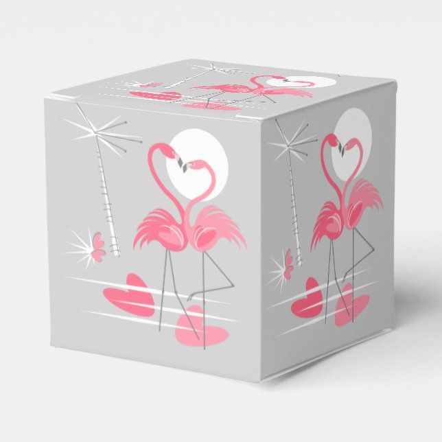 Flamingo kärleksgunstbox classic presentaskar (Framsidan Sidan)