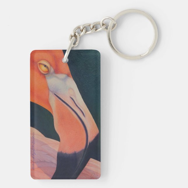 Flamingo Keychain (Baksidan)