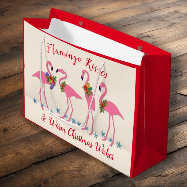 Flamingo Kisses Warm Önskemål Gift Bag (Skapare uppladdad)