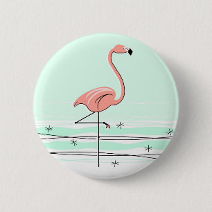Flamingo-knappens grönt knapp