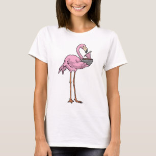 Flamingo Kokar Ramen Matlagning T Shirt