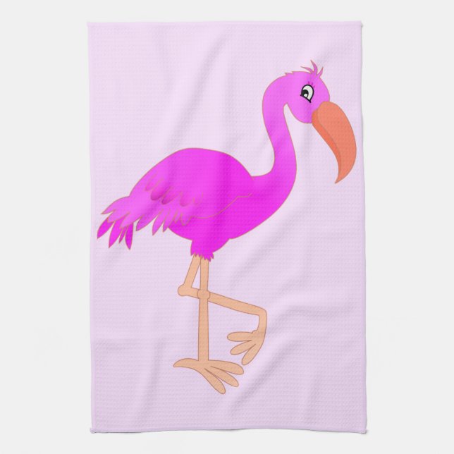 Flamingo kökshandduk (Vertikal)