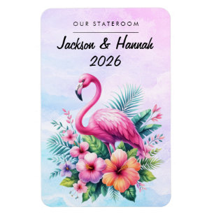 Flamingo kryssningsfartyg hyttrum magnet