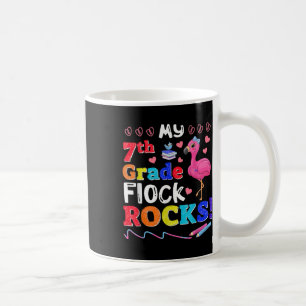 Flamingo Lärare Tillbaka Till Skolan Min 7:e Klass Kaffemugg