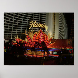 Flamingo Las Vegas Poster Skriv ut