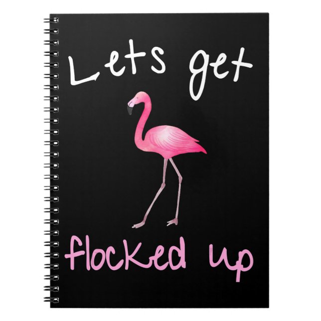 Flamingo - låser dig uppåt anteckningsbok (Framsidan)