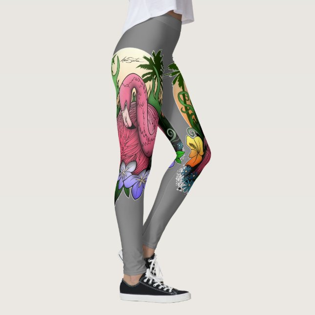 Flamingo Leggings (Höger)