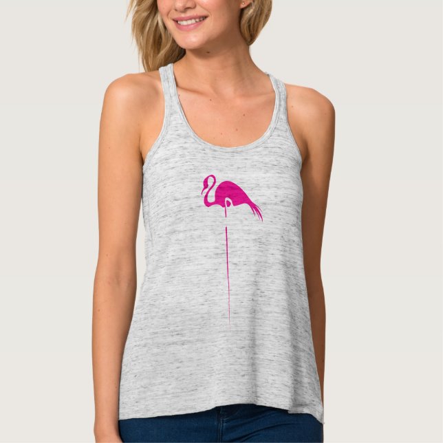 Flamingo Linne Med Racerback (Framsida)