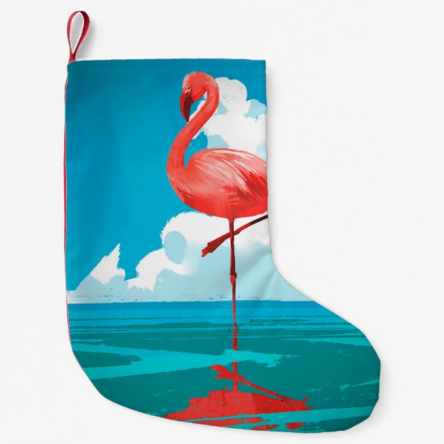 Flamingo Liten Julstrumpa (Framsidan)