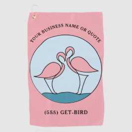 Flamingo Logotyp Art-foto för affärsomgång