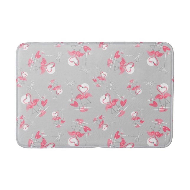 Flamingo Love Multi badmatta Badrumsmatta (Framsidan)