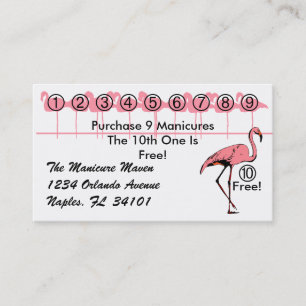 Flamingo Loyalty Rewards Business Slår kort