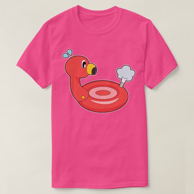 Flamingo Luft madrass T Shirt (Design framsida)