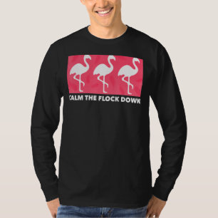Flamingo Lugn Rosa Flamingo Sommaren T Shirt